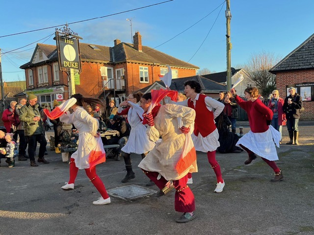 Street dancers.